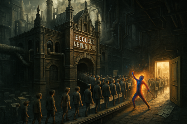 Dystopian factory.