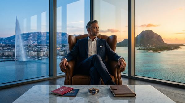 Homme affaires souverain 1.