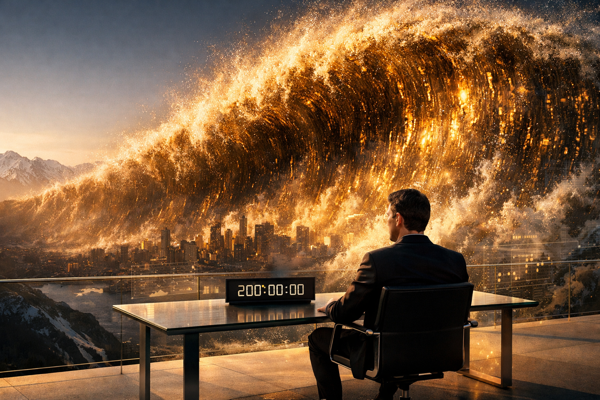 L'homme face à la vague numérique.