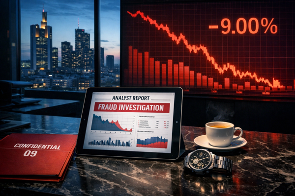 Frankfurt flash crash.