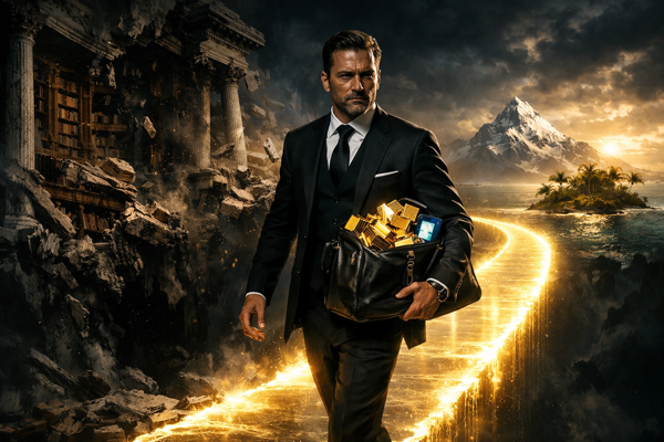 Visuel immobilisme piege.